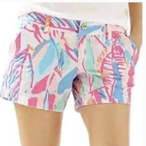 Lilly Pulitzer Callahan shorts Out to sea watercolor print size 10 EUC